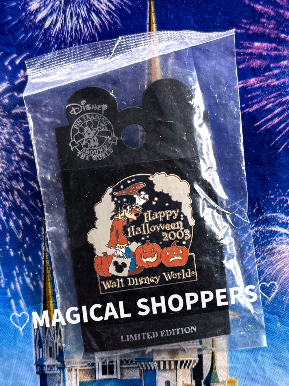 Disney Parks 2003 Walt Disney World Happy Halloween Goofy Pin Limited Edition LE
